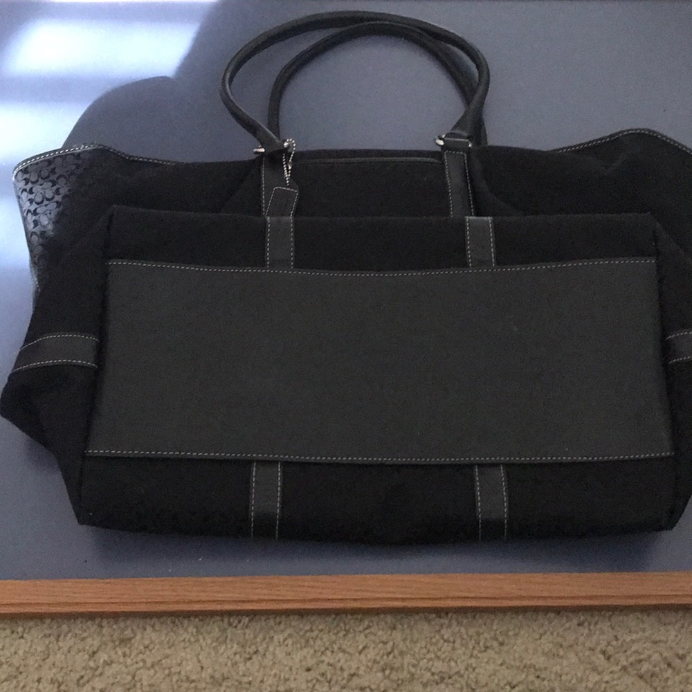 Coach travel tote